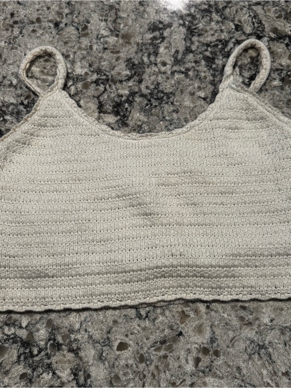 aerie Cream Crochet Cami Tank - Picture 6 of 8